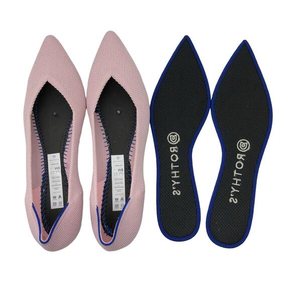 Rothy's‎ The Point Petal Pink Retired Women’s Size 8 - Picture 10 of 11